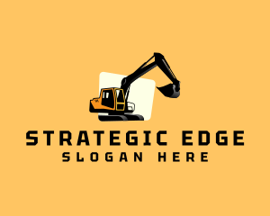 Digger - Construction Digging Excavator logo design