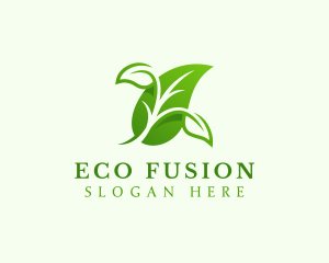 Organic Plant Leaf Logo