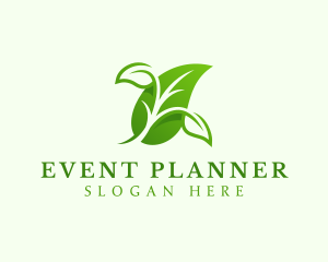 Organic Plant Leaf Logo