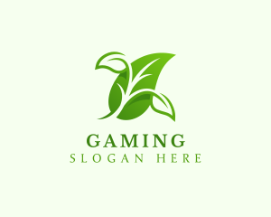 Organic Plant Leaf Logo