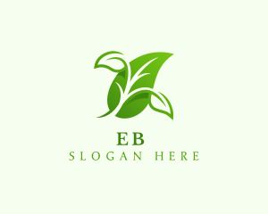 Meditation - Organic Plant Leaf logo design