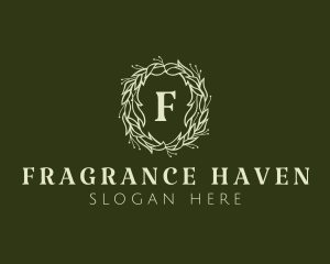 Luxury Wreath Event Planner  logo design