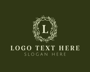 Event Planner - Luxury Wreath Event Planner logo design