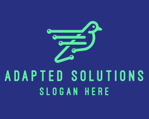 Fast Digital Bird logo design