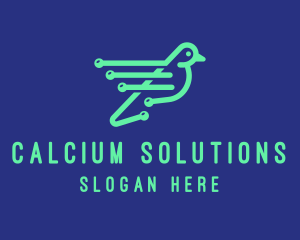 Fast Digital Bird logo design