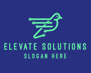 Fast Digital Bird logo design