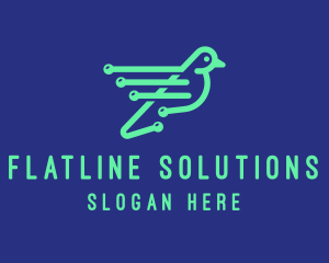 Fast Digital Bird logo design