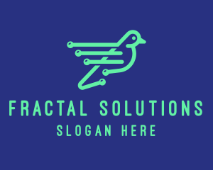 Fast Digital Bird logo design