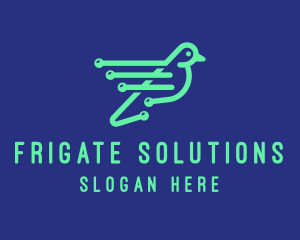 Fast Digital Bird logo design