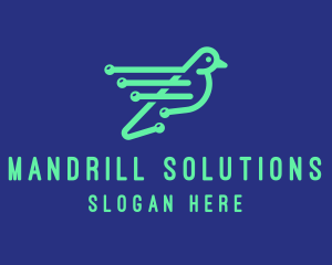 Fast Digital Bird logo design