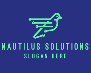 Fast Digital Bird logo design