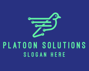 Fast Digital Bird logo design