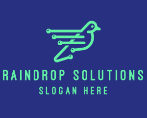 Fast Digital Bird logo design