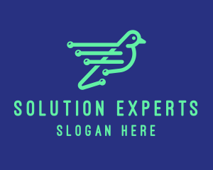 Fast Digital Bird logo design