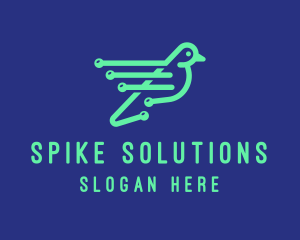 Fast Digital Bird logo design