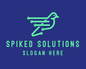 Fast Digital Bird logo design