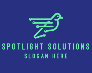 Fast Digital Bird logo design