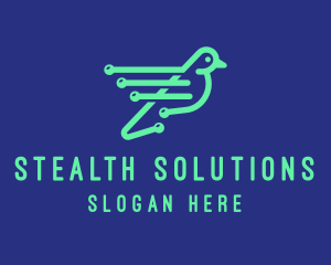 Fast Digital Bird logo design