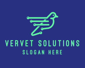 Fast Digital Bird logo design