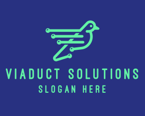 Fast Digital Bird logo design