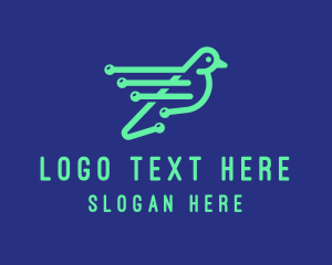 Business Solutions - Fast Digital Bird logo design