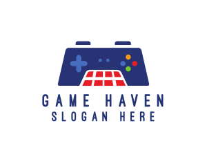 Playstation - Arcade Game Controller logo design
