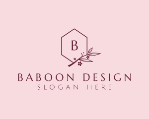 Floral Beauty Crest logo design