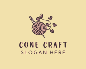 Needle Yarn Sewing logo design