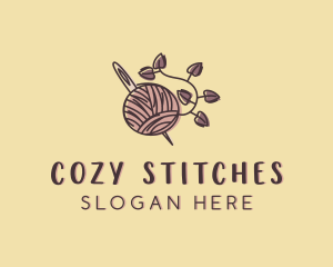 Quilting - Needle Yarn Sewing logo design