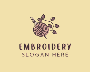 Needle Yarn Sewing logo design