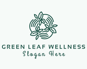 Green Wellness Spa logo design