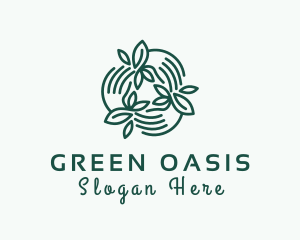 Green Wellness Spa logo design