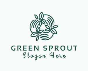 Green Wellness Spa logo design