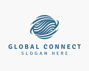 Global - Waves Global Enterprise logo design