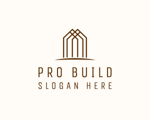 House Building Roof logo design