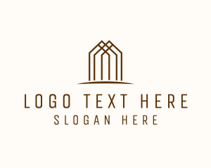 Minimalist - House Building Roof logo design