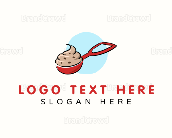 Cookie Dough Baking Scooper Logo