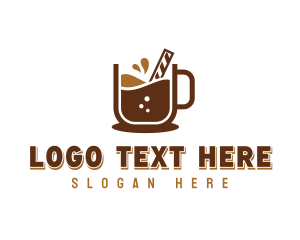 Chocolatier - Sweet Dessert Choco Drink logo design