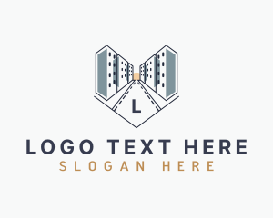 Office Space - Property Building Architect logo design