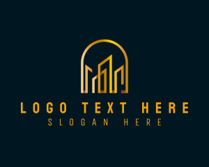 High Rise - Urban Architecture Building logo design