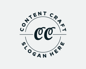 Generic Cursive Brand Studio logo design