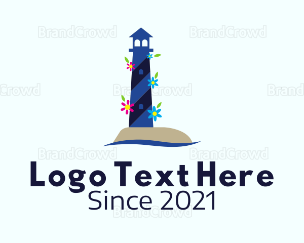 Floral Light House Logo