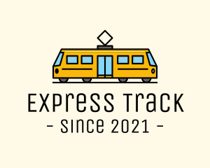 Train - Rail Train Tram logo design