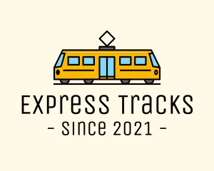 Train - Rail Train Tram logo design