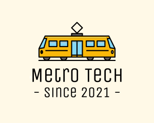 Metro - Rail Train Tram logo design