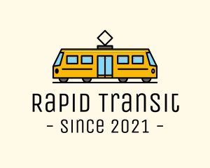 Rail Train Tram logo design