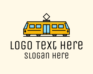 City Train Tram Logo