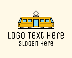 Rail Train Tram Logo