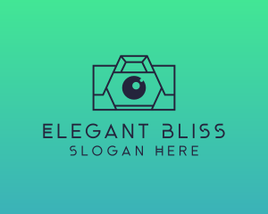 Photo Booth - DSLR Camera Photographer logo design