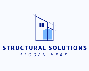 Structural - Home Structure Building logo design